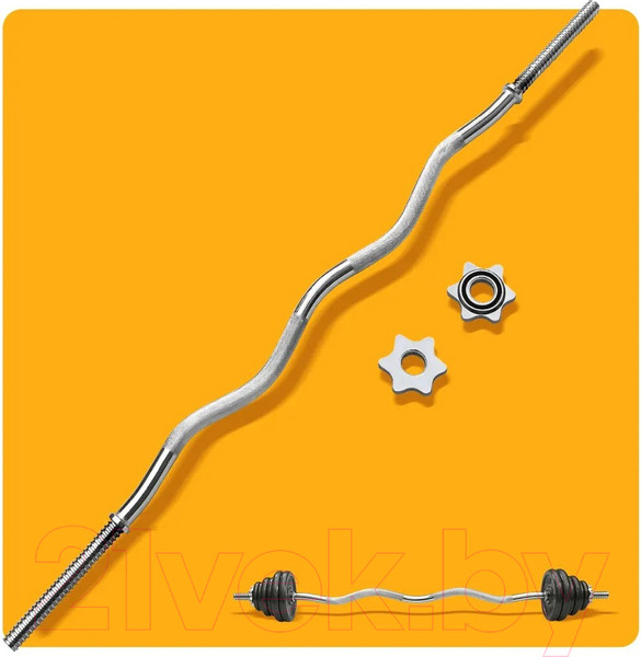 Изображение товара Гриф для штанги Proiron EZ-образный / ГР112025Е