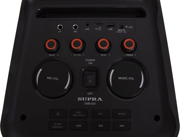 Изображение товара Минисистема Supra SMB-820 (черный)