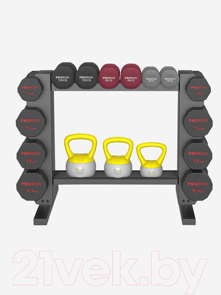 Изображение товара Стойка для спортивного инвентаря Proiron Компакт. Для гантелей / СГ0202