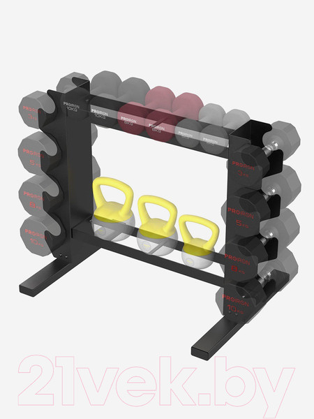 Изображение товара Стойка для спортивного инвентаря Proiron Компакт. Для гантелей / СГ0202