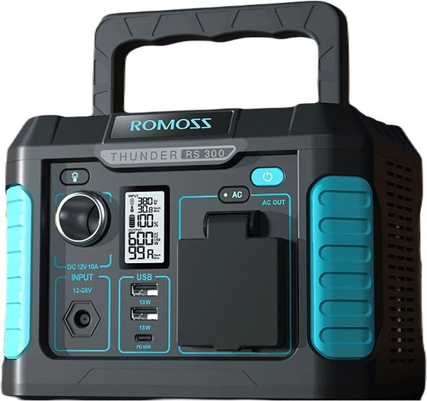 Изображение товара Портативная зарядная станция Romoss RS300 62400мАч (черный)