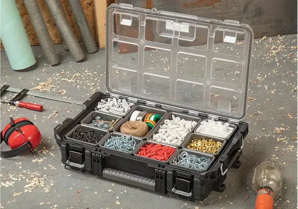 Изображение товара Органайзер для инструментов Keter Gear Clear Organizer 22 / 257190 (черный)