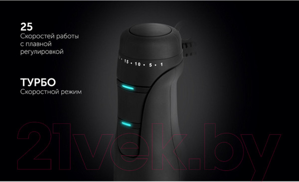 Изображение товара Блендер погружной Polaris PHB 1510GL Silent (черный)