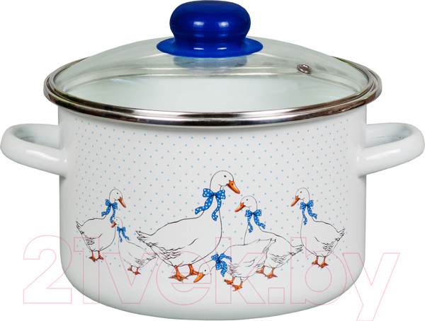 Изображение товара Кастрюля СтальЭмаль Гуси 1RD221S