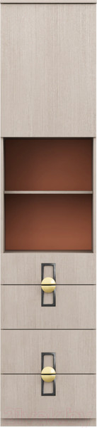Изображение товара Шкаф-пенал Аквилон Муза №5.2 (тира/кадена вуд)