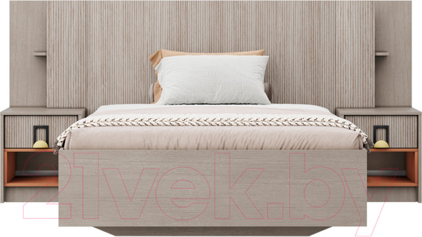 Изображение товара Каркас кровати Аквилон Муза №1200 (тира/кадена вуд)