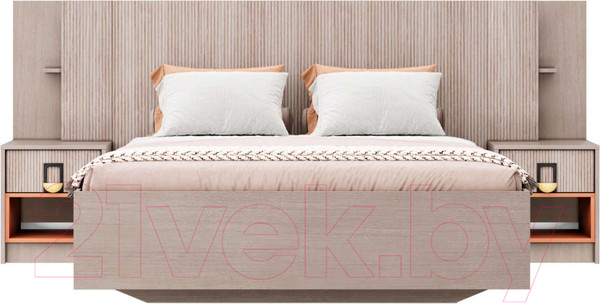 Изображение товара Каркас кровати Аквилон Муза №14 (тира/кадена вуд)