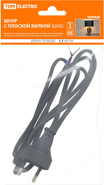 Изображение товара Шнур сетевой TDM SQ1305-0012