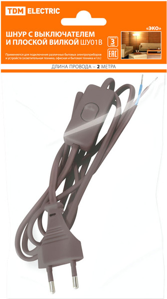Изображение товара Шнур сетевой TDM SQ1305-0006