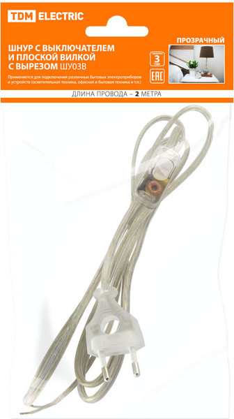 Изображение товара Шнур сетевой TDM SQ1305-0024