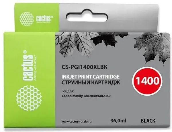 Изображение товара Картридж Cactus CS-PGI1400XLBK