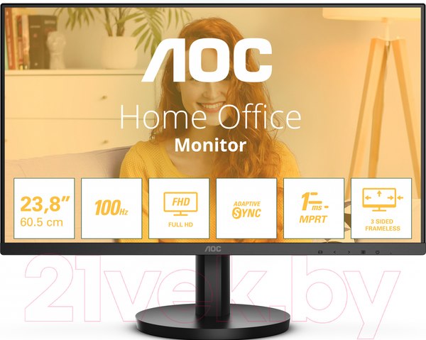 Изображение товара Монитор AOC 24B3HMA2