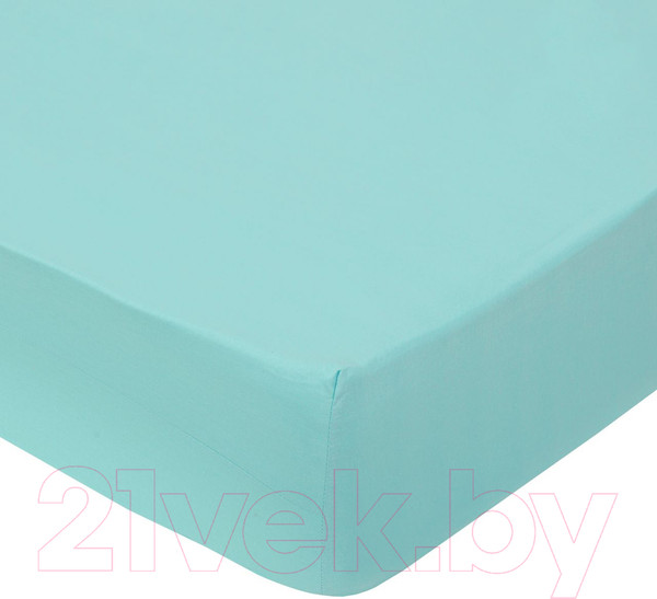 Изображение товара Простыня АртПостель Ментоловый на резинке 982 (120x200)