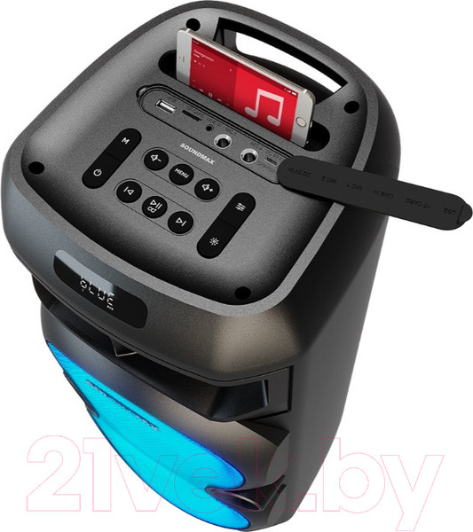 Изображение товара Портативная колонка SoundMax SM-MS4102 (черный)