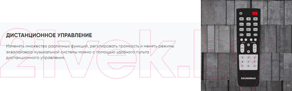 Изображение товара Портативная колонка SoundMax SM-MS4102 (черный)