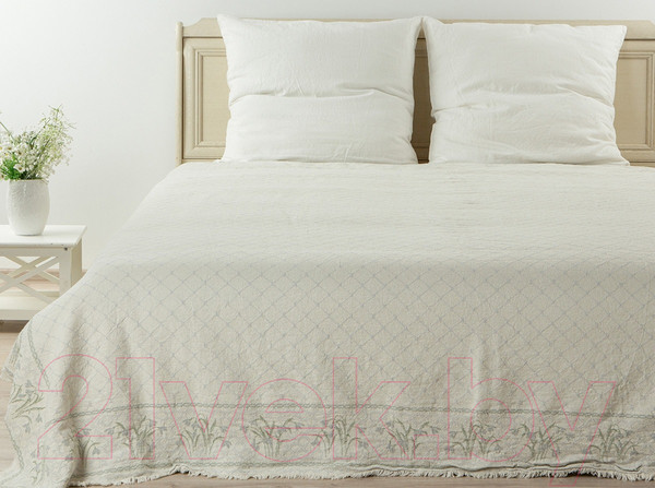 Изображение товара Плед Pole Kvetak (Беларускі лён) 200x230 23С63-ШР/у./л.с.уп. (137 Подснежники-1/1/сорт1)