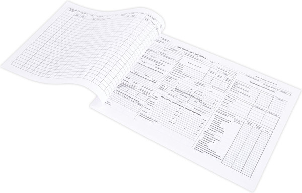 Изображение товара Бланк бухгалтерский Staff Путевой лист автобуса / 130271 (100шт)