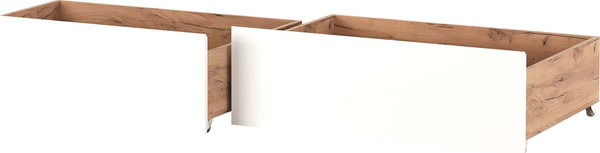 Изображение товара Комплект ящиков под кровать Памир Гретта (2шт, крафт золотой/белый)