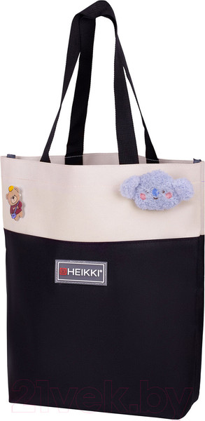 Изображение товара Школьный рюкзак Heikki Combo + сумка-шоппер/косметичка/пенал / 272565 (белый/черный)