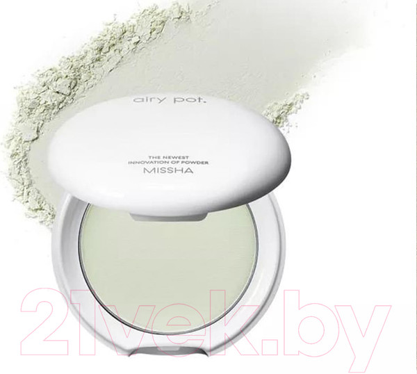 Изображение товара Пудра компактная Missha Airy Pot Pressed Powder Mint (5г)