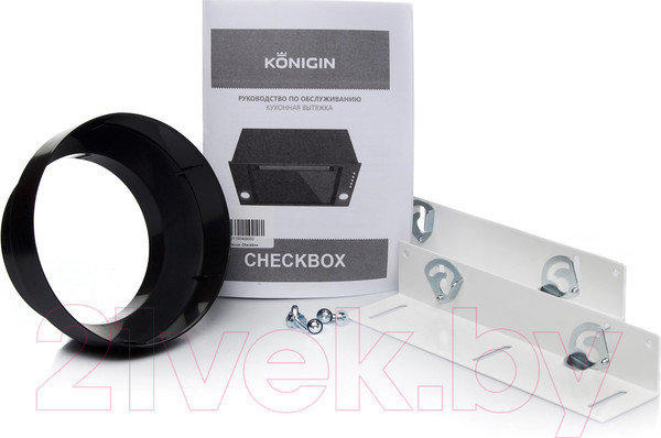 Изображение товара Вытяжка скрытая Konigin Checkbox 60 (белый)