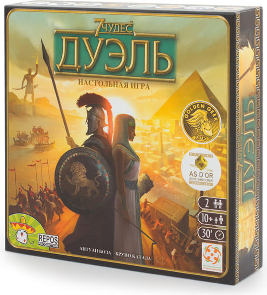 Изображение товара Настольная игра Стиль Жизни 7 Чудес. Дуэль - локализация / 924853
