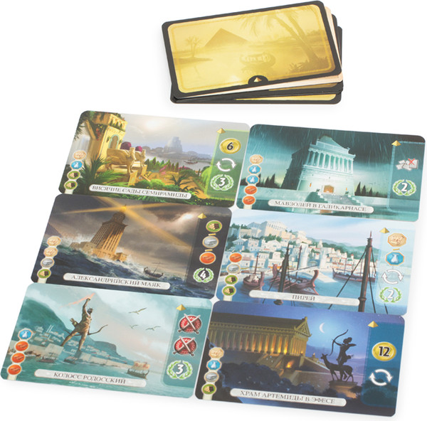 Изображение товара Настольная игра Стиль Жизни 7 Чудес. Дуэль - локализация / 924853