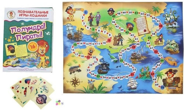 Изображение товара Настольная игра Улыбка Полундра! Пираты! / 4607929341731