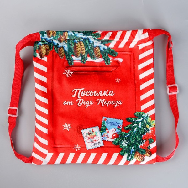 Изображение товара Мешок для обуви Milo Toys Посылка от Деда Мороза / 9720697