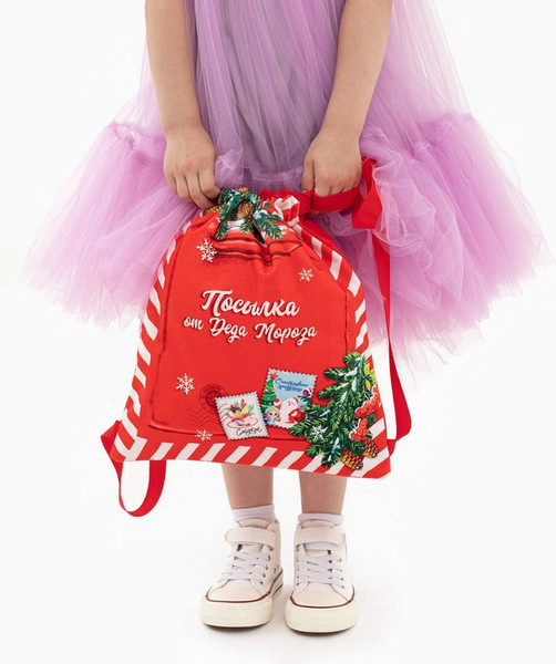 Изображение товара Мешок для обуви Milo Toys Посылка от Деда Мороза / 9720697