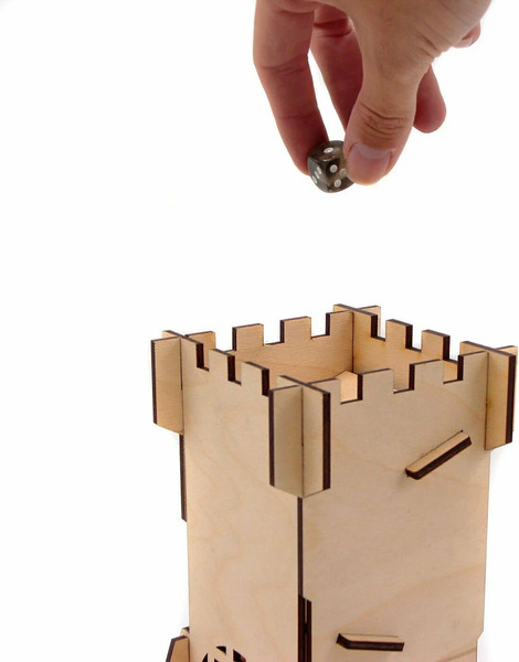 Изображение товара Башня для бросания кубиков Stuff-Pro Деревянная для DnD