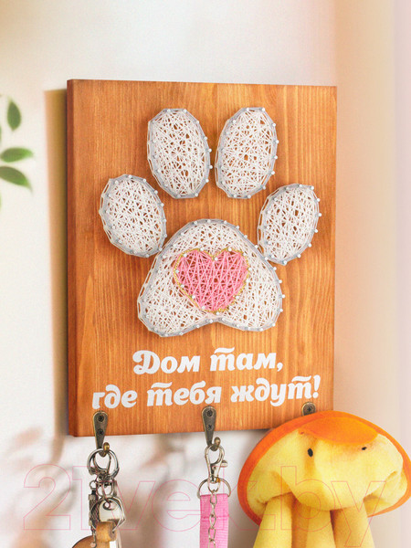 Изображение товара Набор для творчества «изонить» Woody Цвик-арт. Лапка / 07692