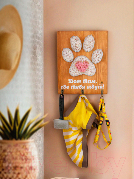 Изображение товара Набор для творчества «изонить» Woody Цвик-арт. Лапка / 07692