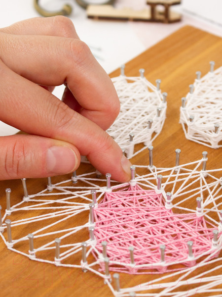 Изображение товара Набор для творчества «изонить» Woody Цвик-арт. Лапка / 07692