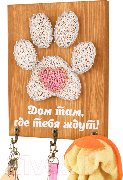 Изображение товара Набор для творчества «изонить» Woody Цвик-арт. Лапка / 07692