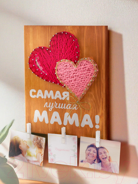 Изображение товара Набор для творчества «изонить» Woody Цвик-арт. Подарок маме / 07685