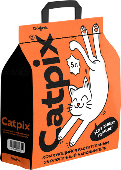 Изображение товара Наполнитель для туалета Catpix Натуральный (2.15кг/5л)