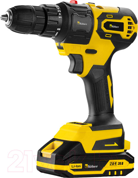 Изображение товара Аккумуляторная дрель-шуруповерт Kolner Pro KCMT 20-3C