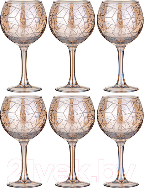 Изображение товара Набор бокалов Lefard Графика Мед / 194-954 (6шт)