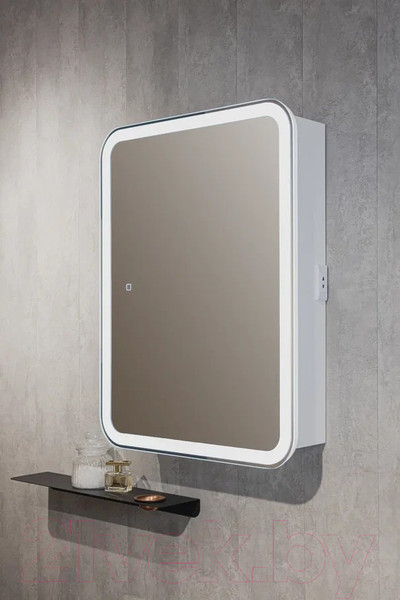 Изображение товара Шкаф с зеркалом для ванной Silver Mirrors Фиджи Flip 70 / LED-00002977