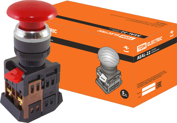 Изображение товара Кнопка для пульта TDM SQ0704-0020 (красный)