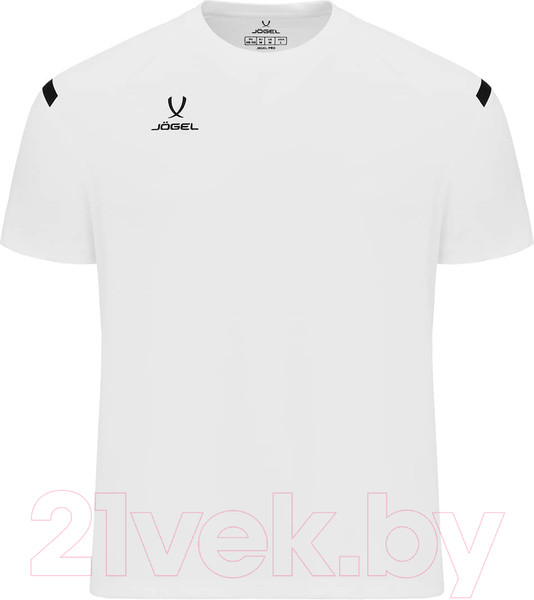 Изображение товара Футболка игровая футбольная Jogel Camp 2 CVC Training Tee (M, белый)