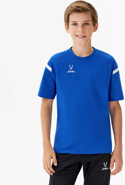 Изображение товара Футболка игровая футбольная Jogel Camp 2 CVC Training Tee (YXL, синий)