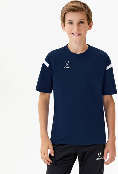 Изображение товара Футболка игровая футбольная Jogel Camp 2 CVC Training Tee (YL, темно-синий)