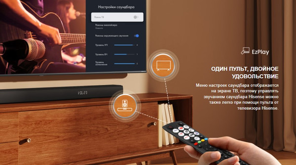 Изображение товара Звуковая панель (саундбар) Hisense HS5100