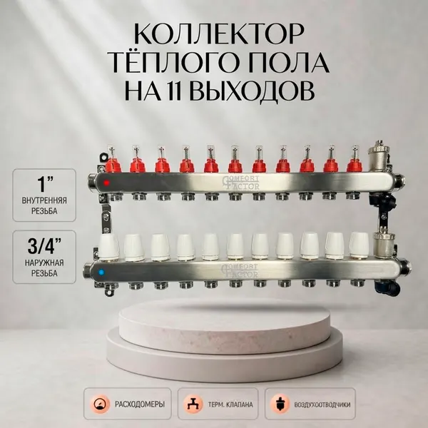 Изображение товара Коллекторная группа отопления Comfort Factor MFC11