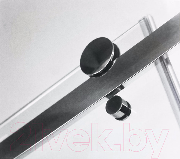 Изображение товара Душевой уголок Adema Слайд 100 (хром/прозрачное стекло)