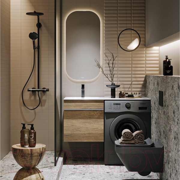 Изображение товара Тумба с умывальником Aqwella Terra L / TER01051DB