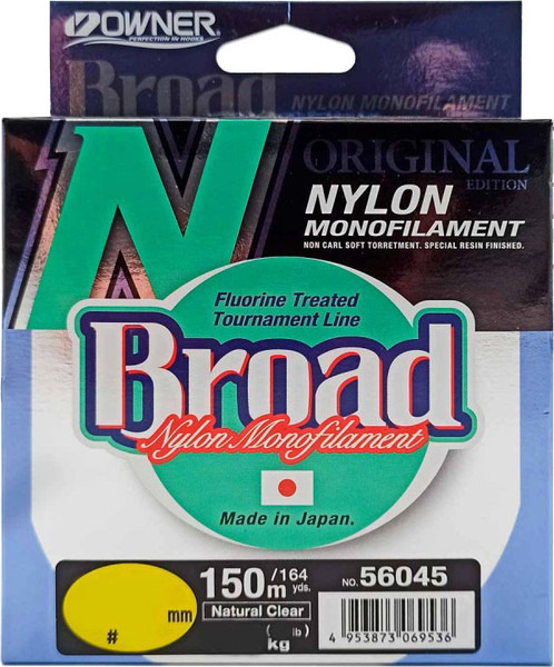 Изображение товара Леска монофильная Owner Broad 150м 0.18мм 3.1кг / 56045-018 