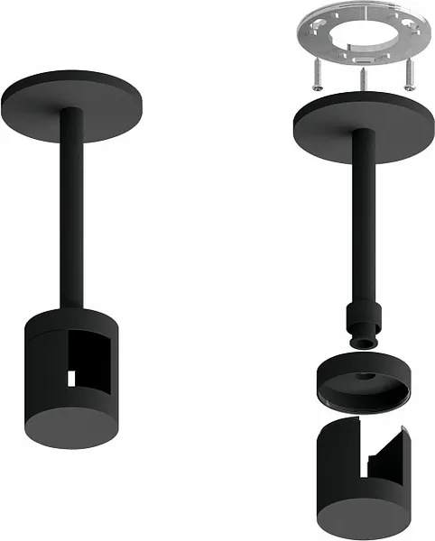 Изображение товара Крепление для подвесного светильника Ambrella Techno Ring A9222 BK (черный)